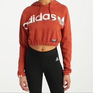 Adidas cropped hoodie
